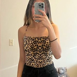 Leopard camisole